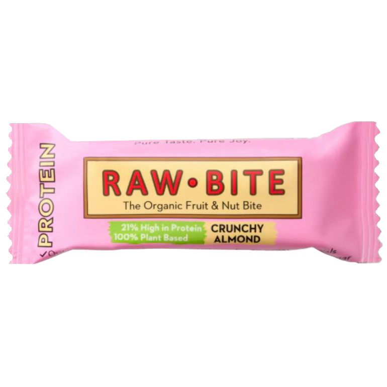 Raw Bite Protein Crunchy Almond Riegel  Raw Bite Protein Crunchy Almond Riegel