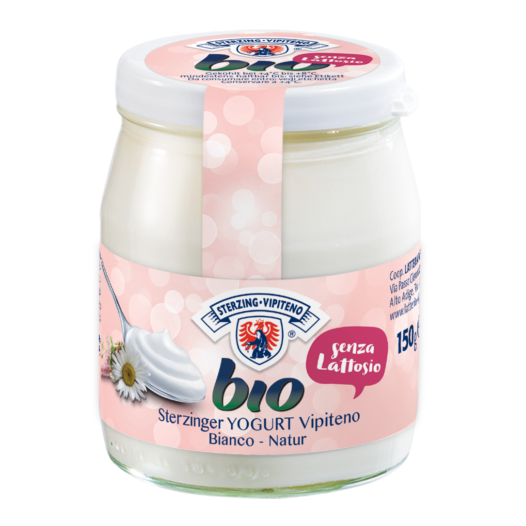 yogurt intero naturale senza lattosio (150gr)