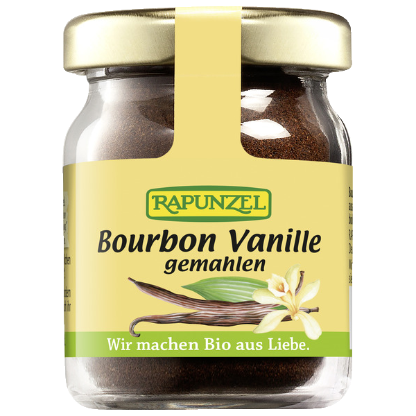 Bourbon Vanille gemahlen Glas 