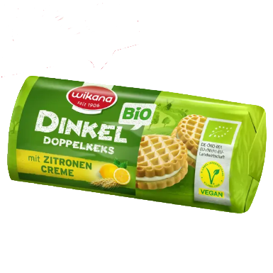 Biscotti al farro con crema al limone 