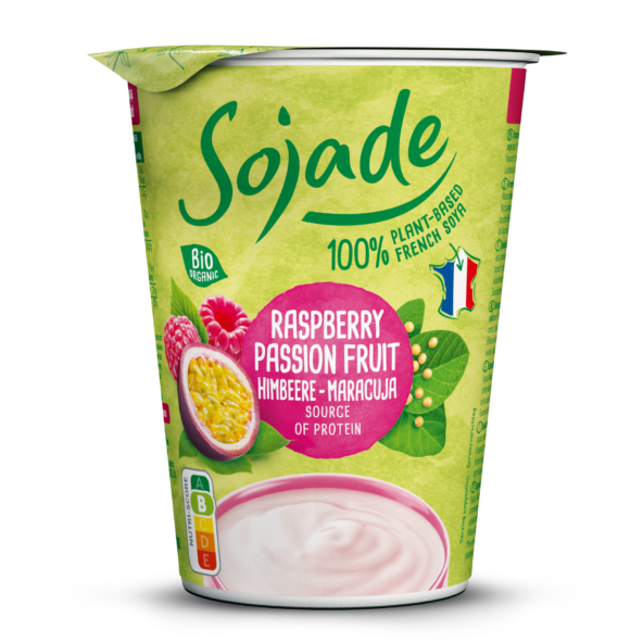 yogurt a base di soia con Bifidus lampone maracuja 