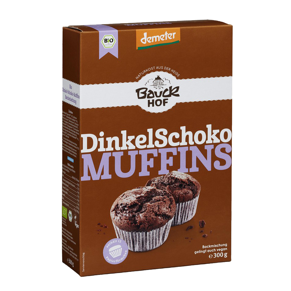 Dinkel-Schoko-Muffins Backmischung Dinkel-Schoko-Muffins Backmischung