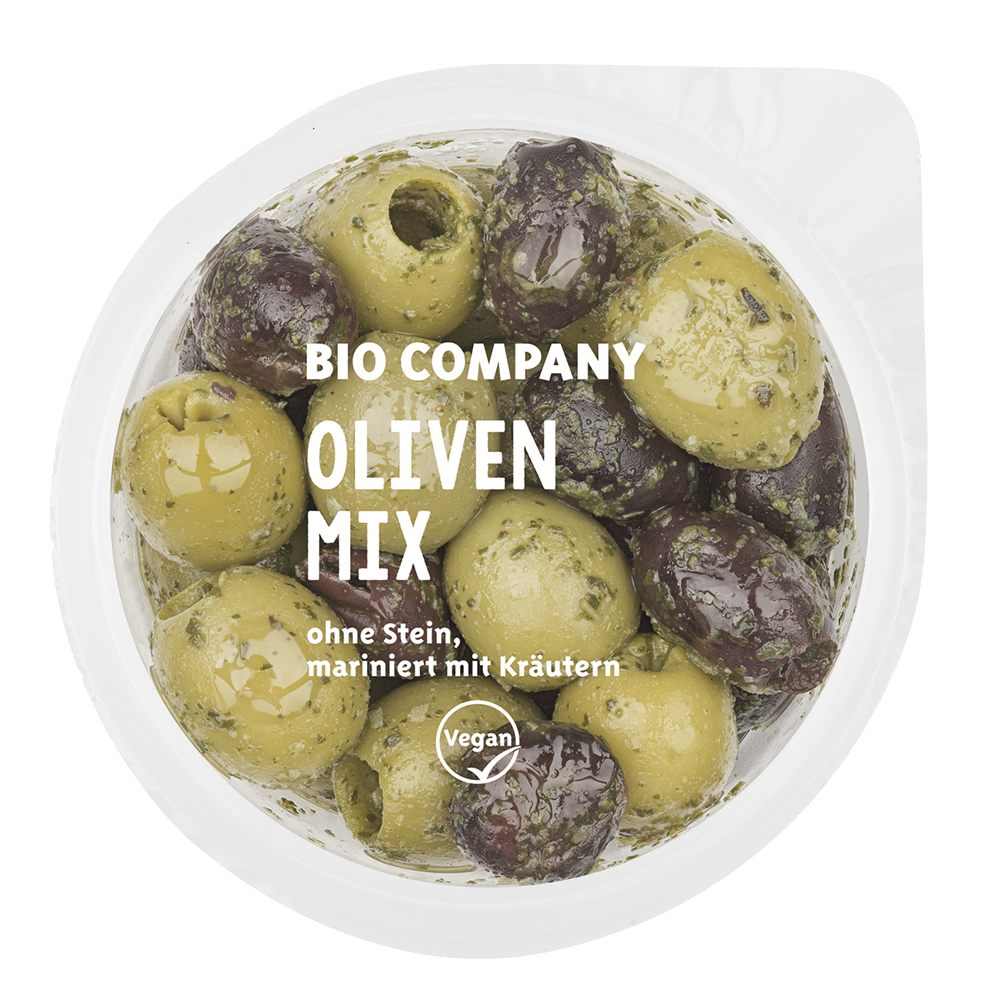 Oliven Mix mit Kräutern ohne Stein Bio Company