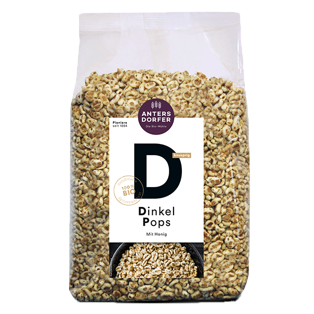 Dinkel Pops mit Honig 