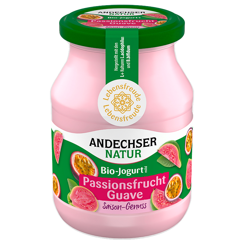 Yogurt estivo al frutto della passione e guava 