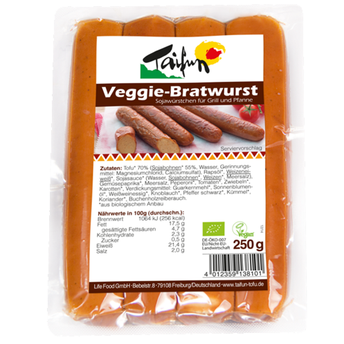 VEG Barbecue Salsicce di tofu affumicate VEG Barbecue Salsicce di tofu affumicate