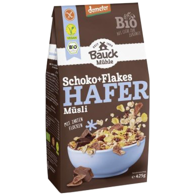 Hafermüsli Schoko+Flakes glutenfrei 