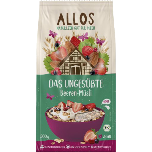 Allos Das ungesüsste Beeren Müsli Allos Das ungesüsste Beeren Müsli