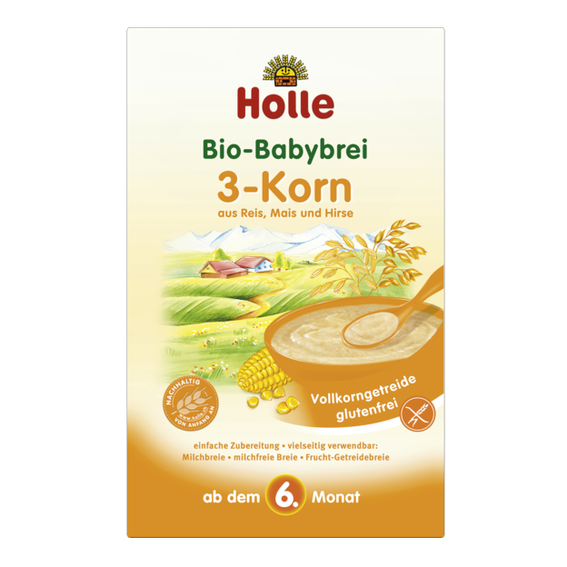 Vollkorngetreidebrei 3-Korn 