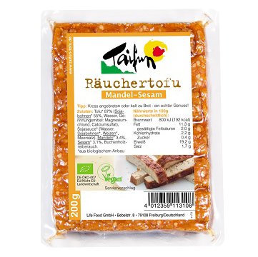 VEG Tofu Affumicato Mandorle-Sesamo  VEG Tofu Affumicato Mandorle-Sesamo