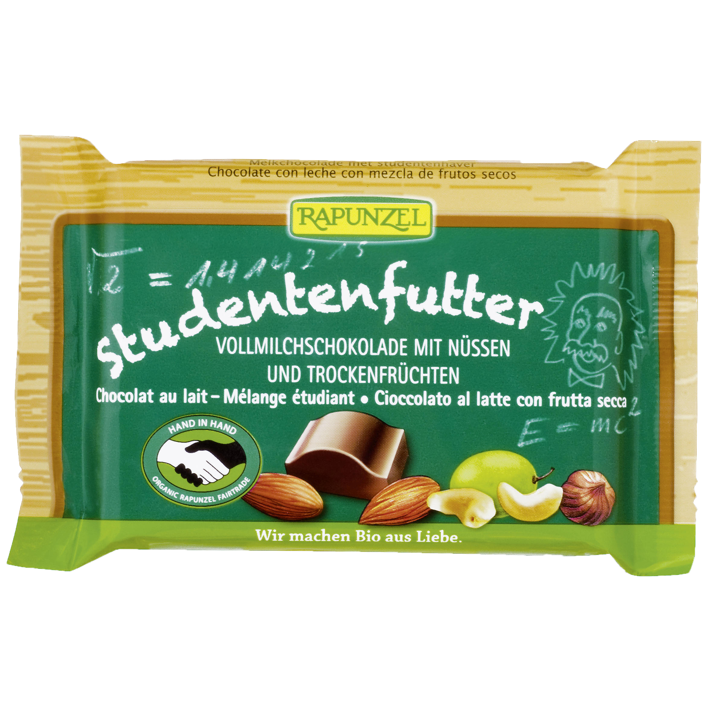 Vollmilchschokolade Studentenfutter 