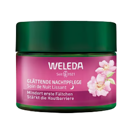 Glättende Nachtpflege - Wildrose & Weißer Tee 