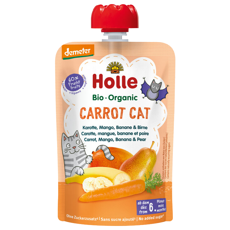 Carrot Cat - Karotte, Mango, Banane & Birne 