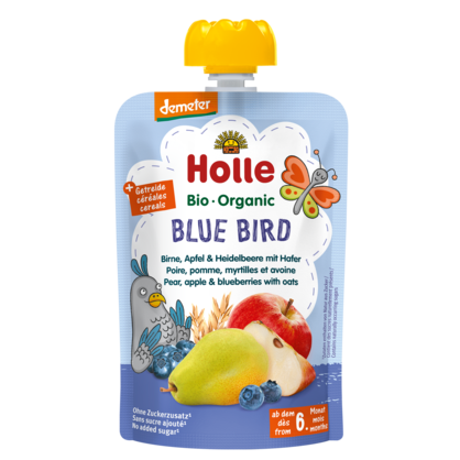 Blue Bird - Birne, Apfel u. Heidelbeere mit Hafer 