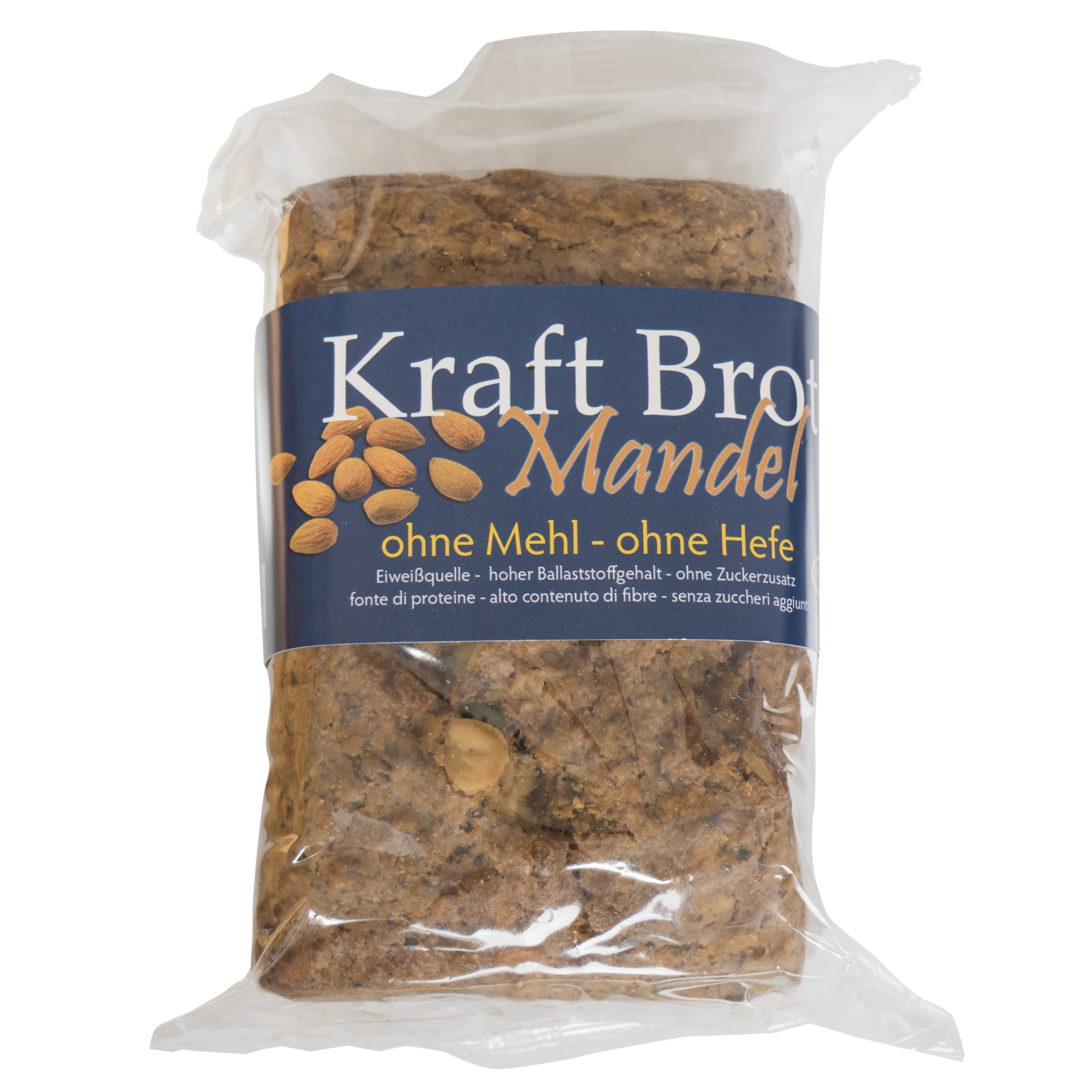 Kraftbrot Mandel ohne Mehl ohne Hefe 