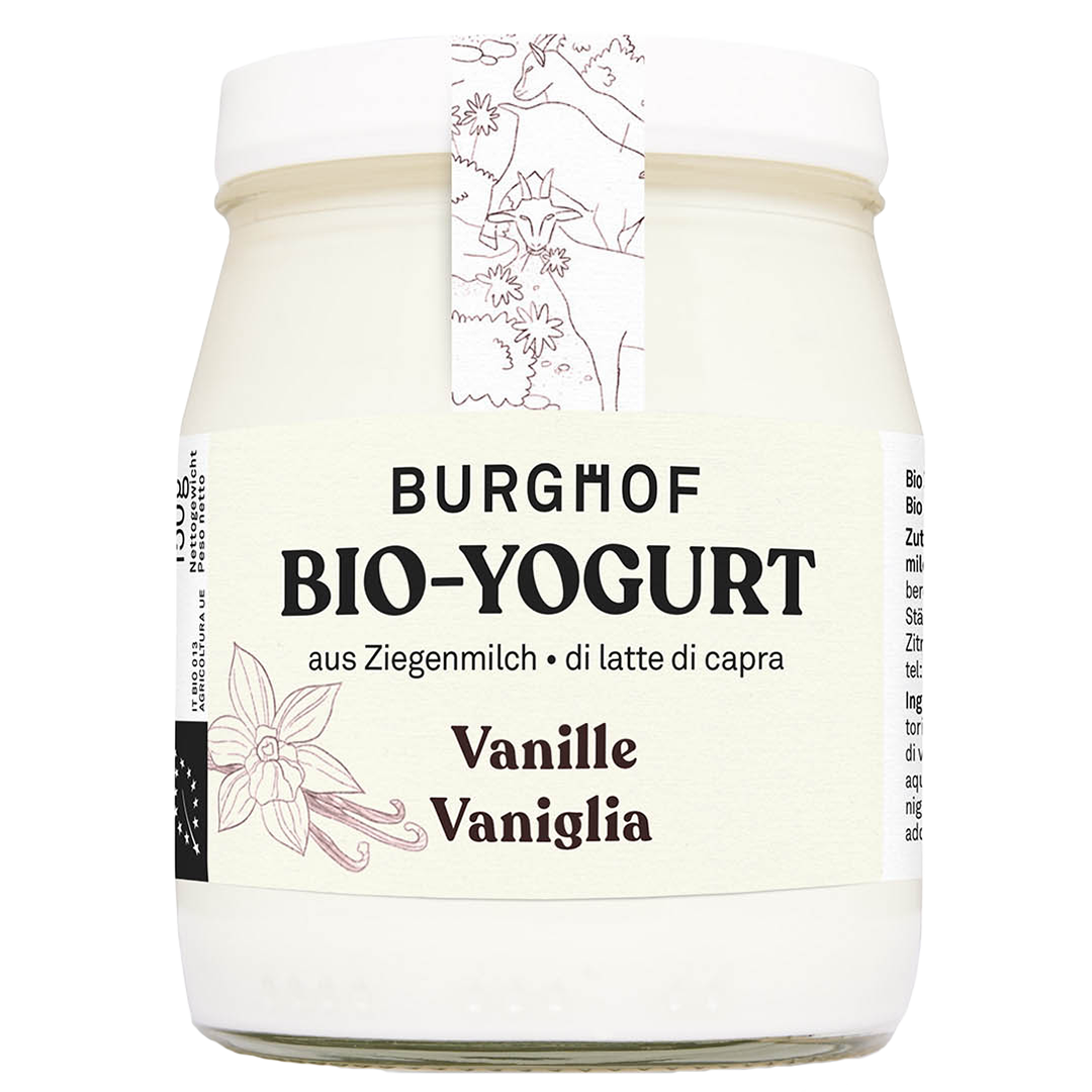 Burghof Ziegenjoghurt Vanille im Glas Burghof Ziegenjoghurt Vanille im Glas