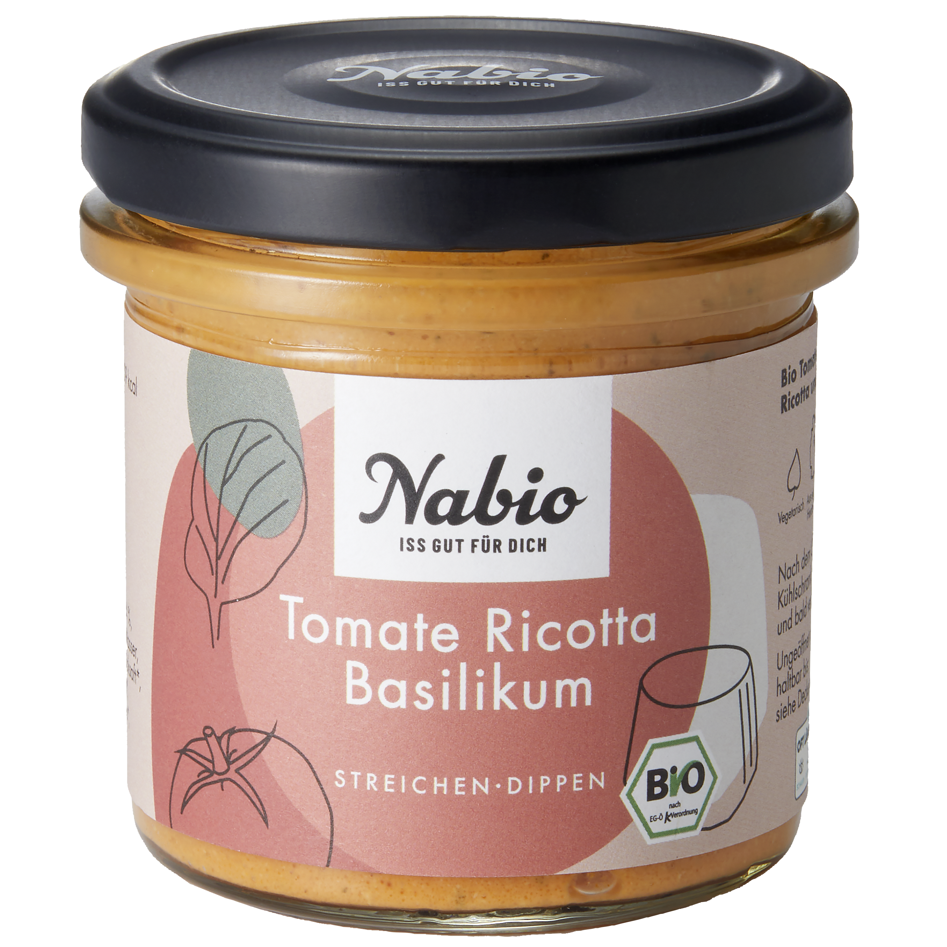Tomate Ricotta Basilikum Aufstrich 
