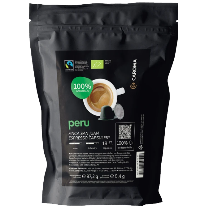 Kaffeekapsel Arabica 18 Stk