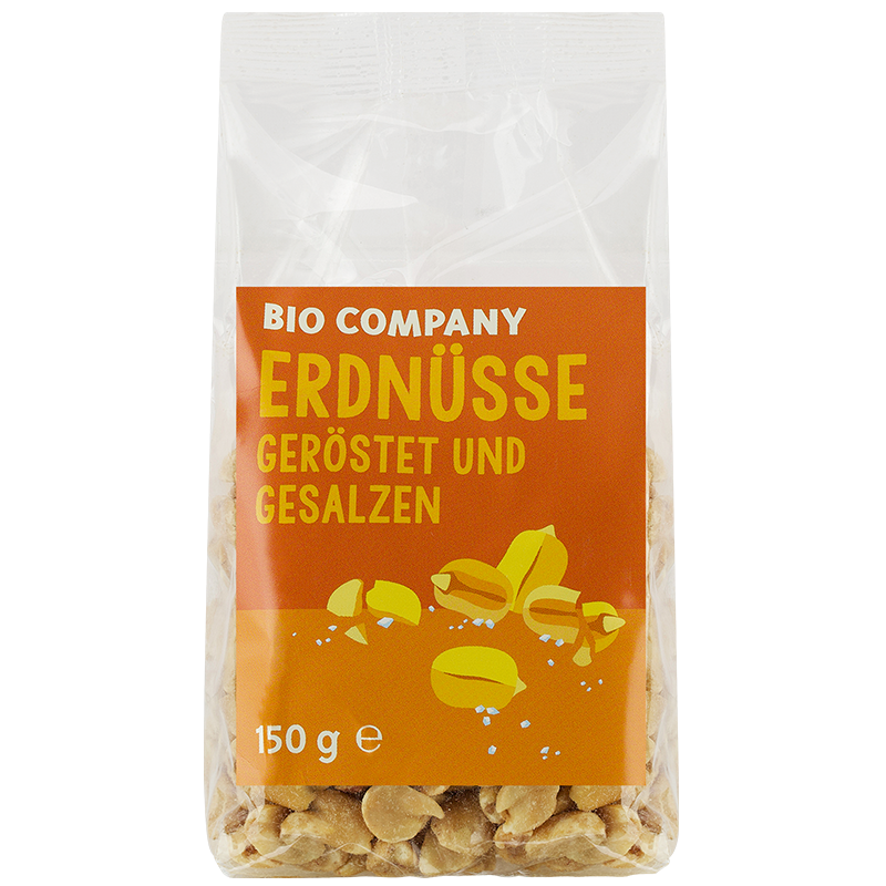 Erdnusskerne geröstet und gesalzen Bio Company