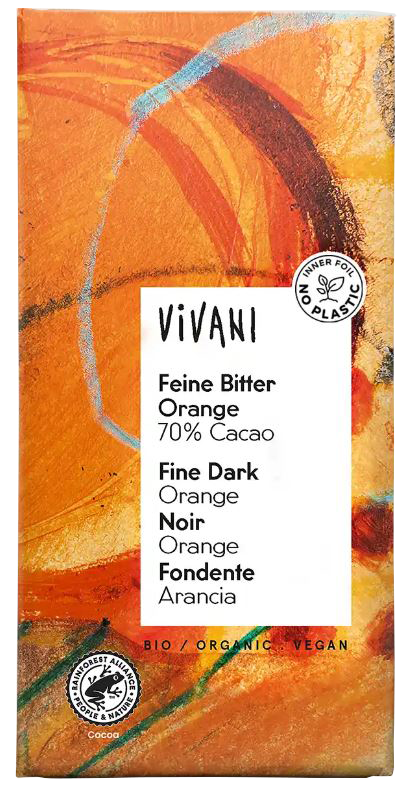 Feine Bitter Orange Schokolade 70% Feine Bitter Orange Schokolade 70%