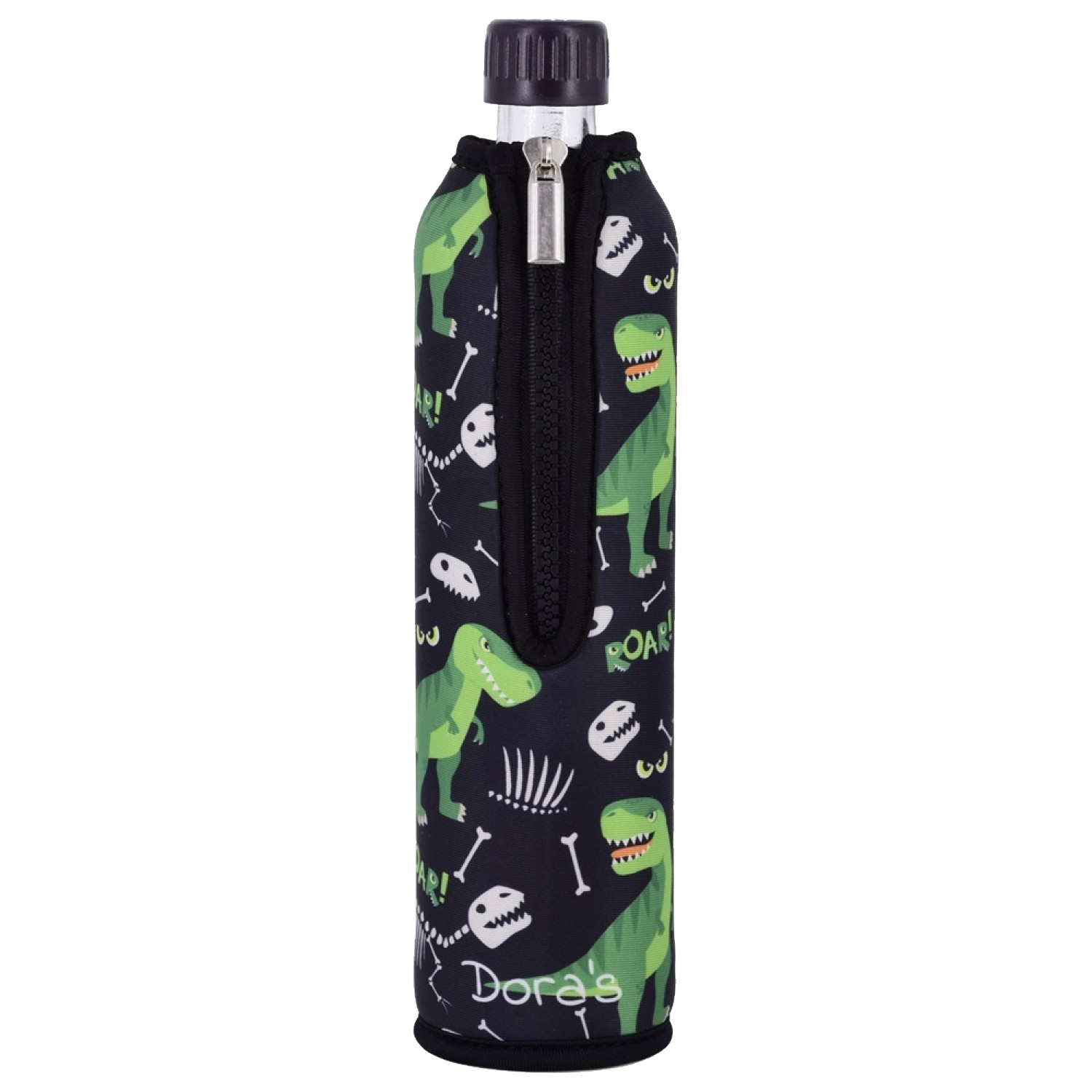 bottiglia di vetro neoprene dino 500ml bottiglia di vetro neoprene dino 500ml