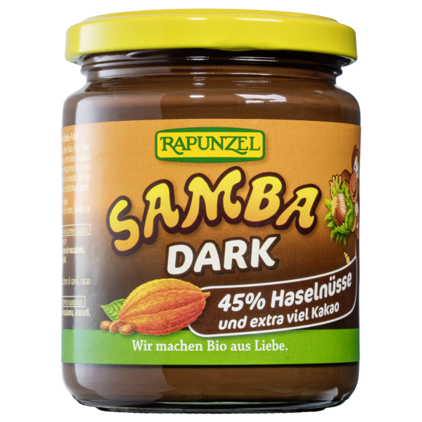 samba dark crema di nocciole e cacao 