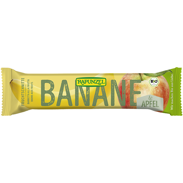 Fruchtschnitte Banane-Apfel 