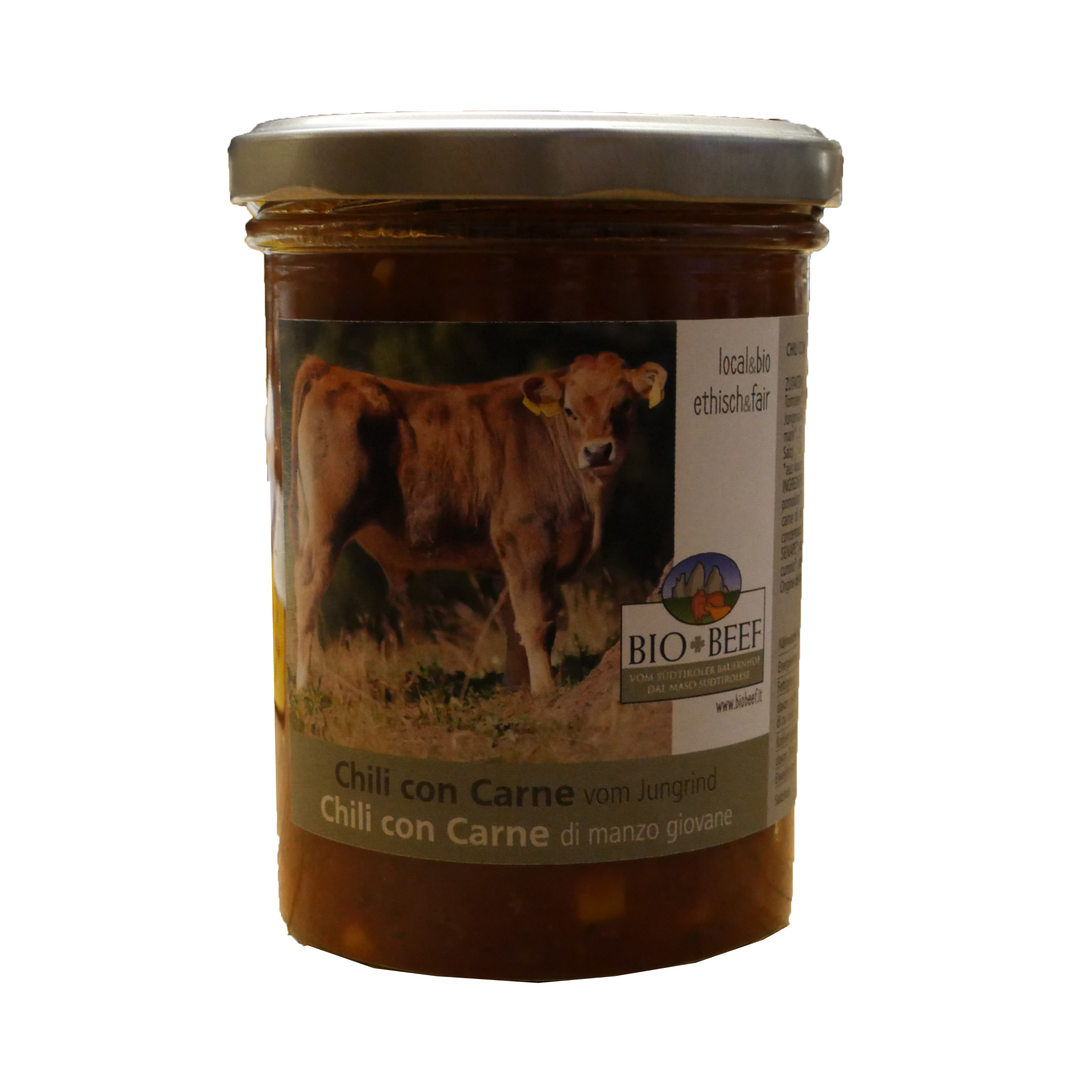 chili con carne di manzo giovane 