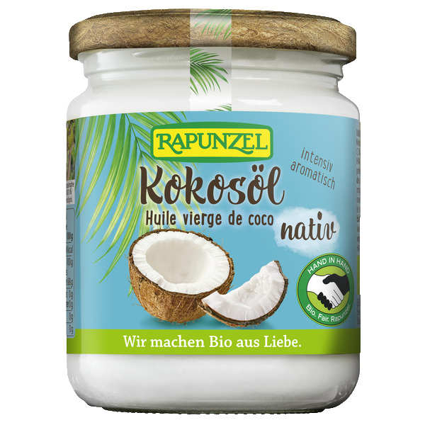 Kokosöl nativ im Glas