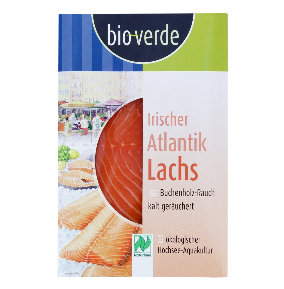 Irischer Atlantik Lachs geräuchert 