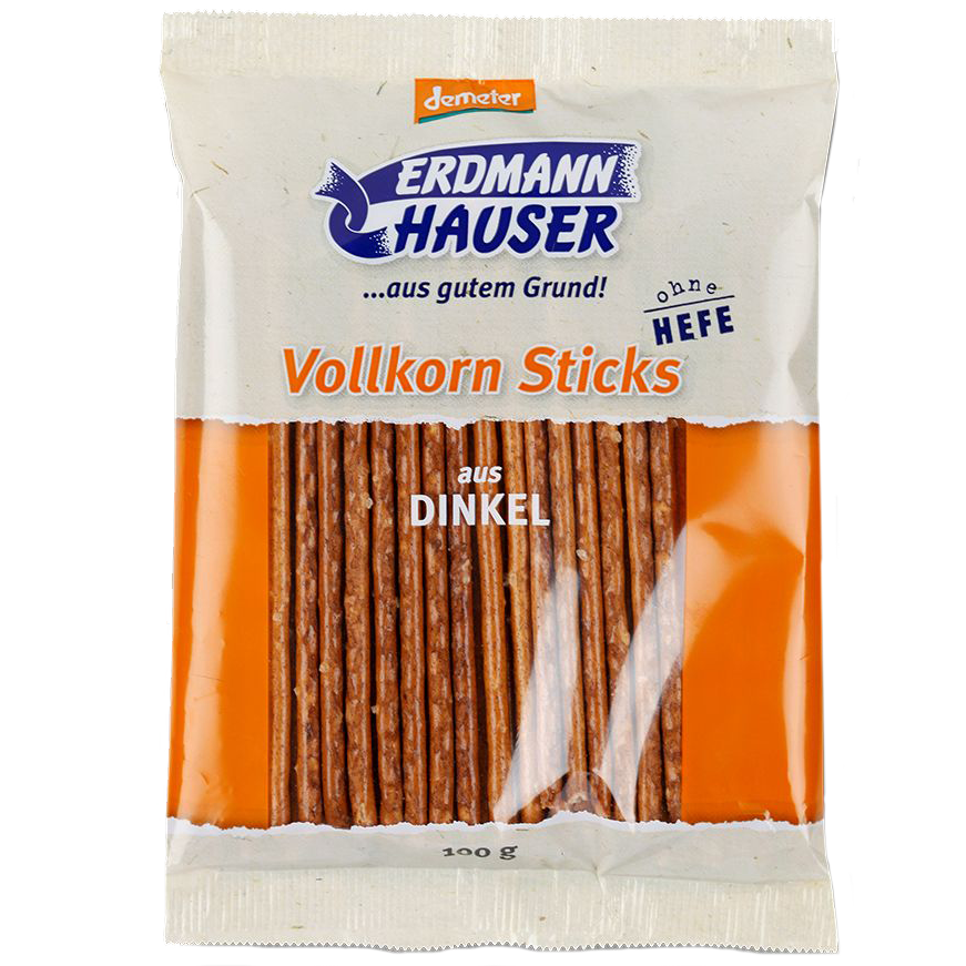 Vollkorn Sticks Dinkel hefefrei 