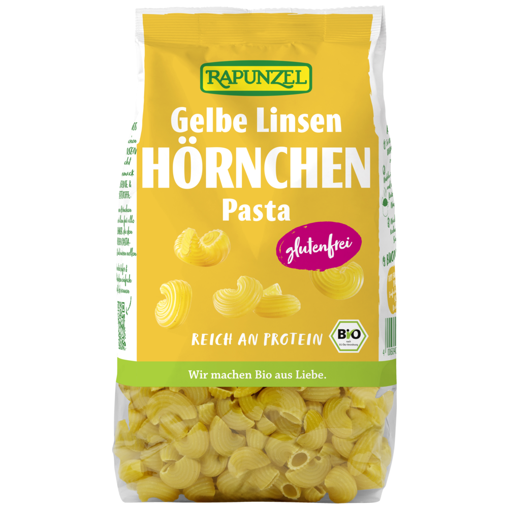 Gelbe Linsen Hörnchen 