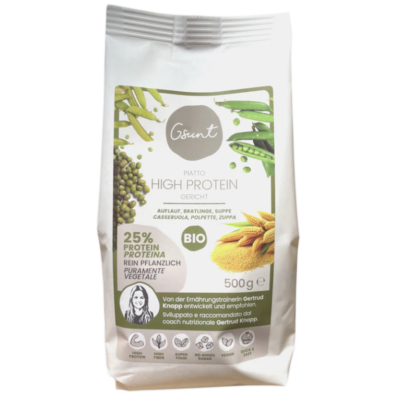 High Proteingericht mit Erbsen 