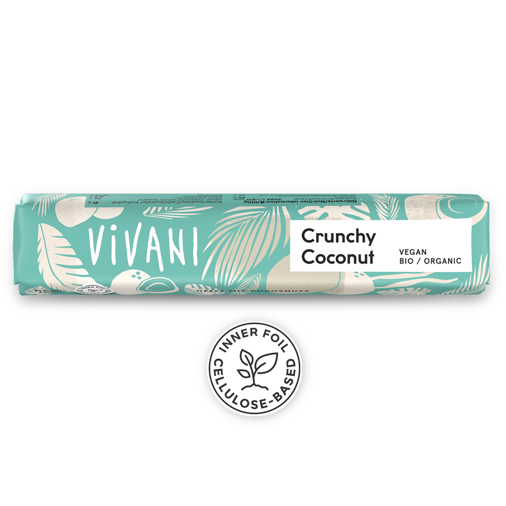 Crunchy Coconut Schokoriegel Vivani Crunchy Coconut Schokoriegel Vivani