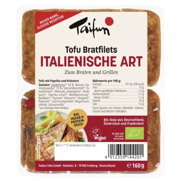 VEG Tofu Bratfilets Italienische Art 