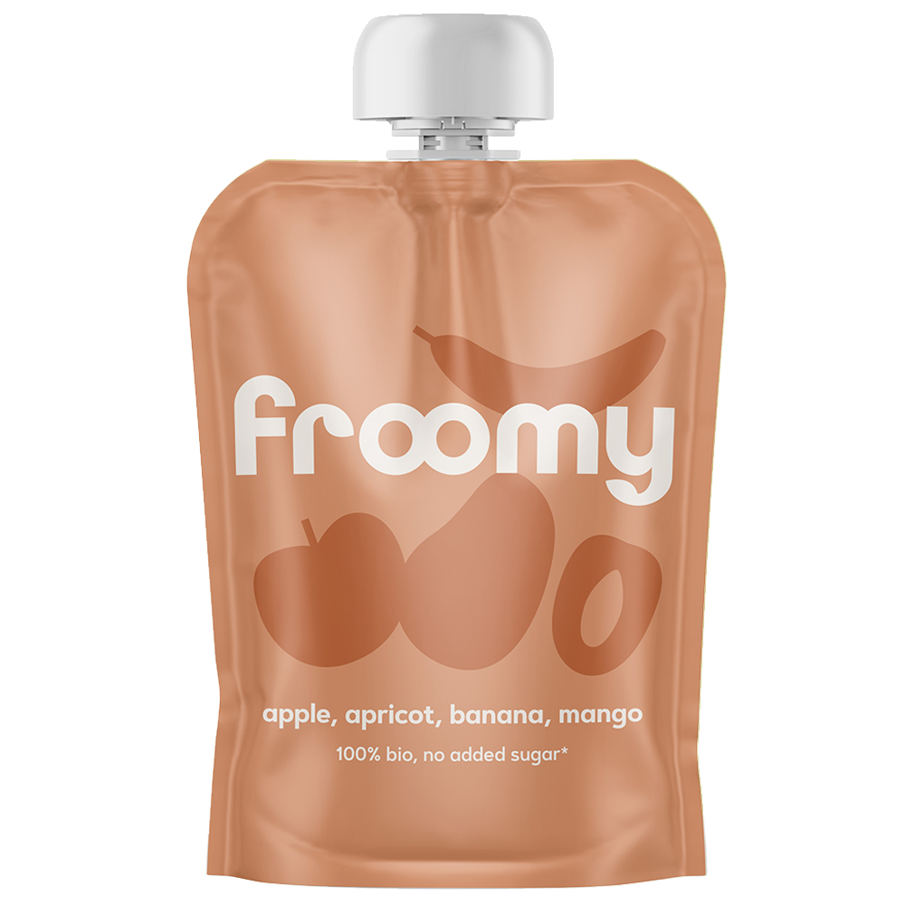 Froomy - mela albicocca banana mango Froomy - mela albicocca banana mango