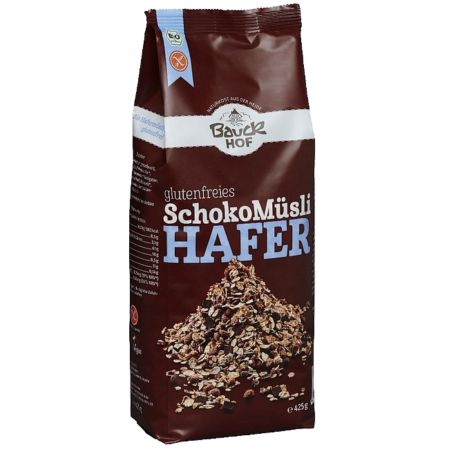 Hafermüsli Schoko glutenfrei Hafermüsli Schoko glutenfrei