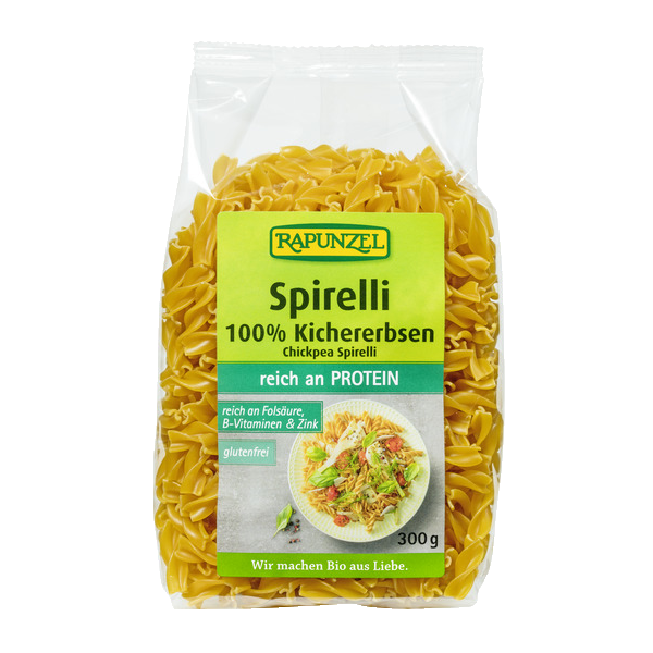 Spirelli aus Kichererbsen Spirelli aus Kichererbsen