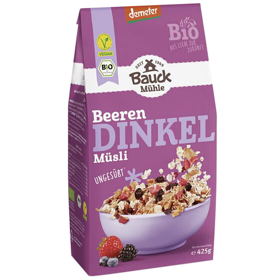 Dinkelmüsli Beeren ungesüsst Dinkelmüsli Beeren ungesüsst