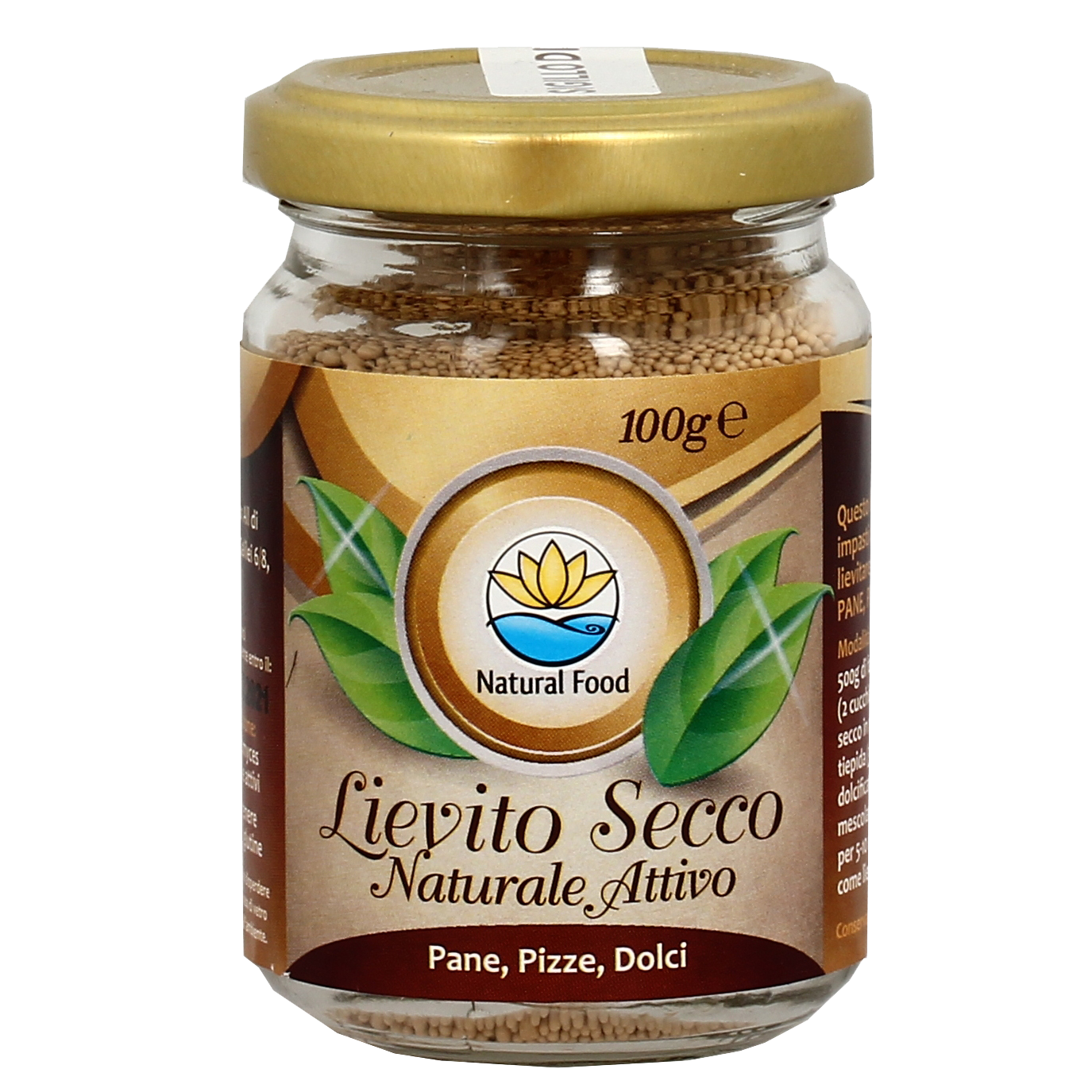 lievito in polvere in vasetto 