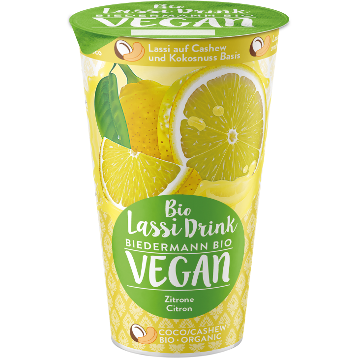 Lassi - yogurt da bere limone vegan 