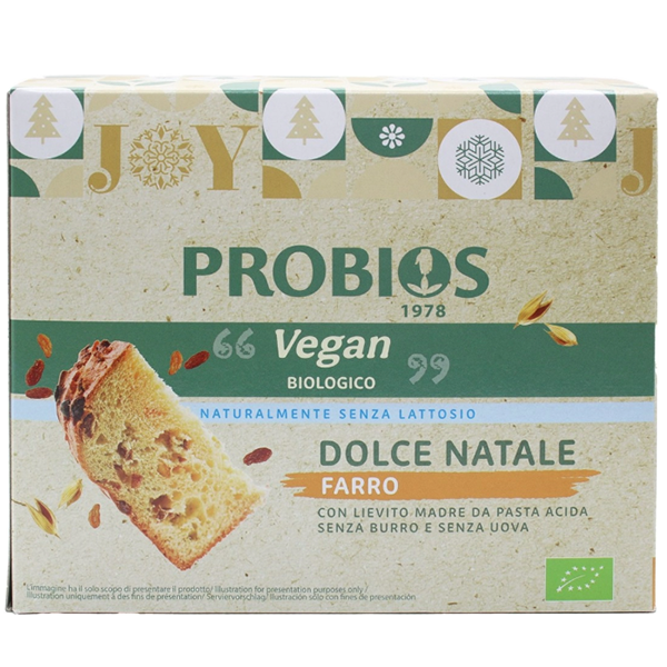 Dolce natale vegan di farro 