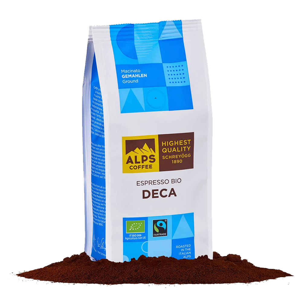 Alps Coffee Espresso Bio Deca gemahlen 