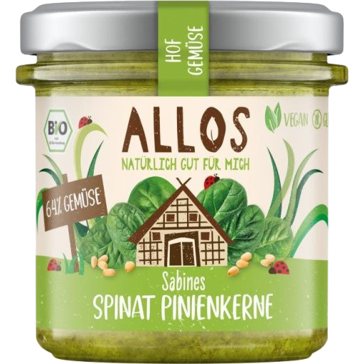 Aufstrich mit Spinat und Pinienkernen Aufstrich mit Spinat und Pinienkernen
