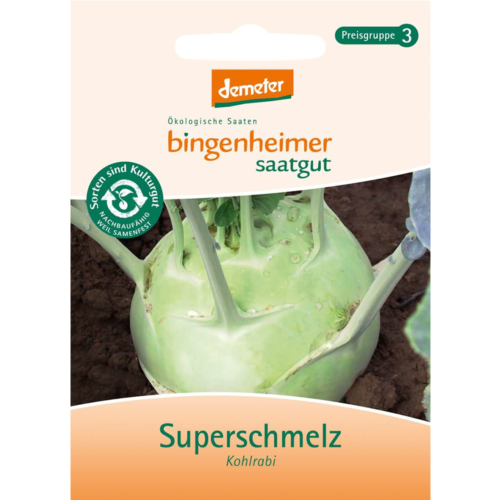 Saatgut Kohlrabi Superschmelz 60-70Stk