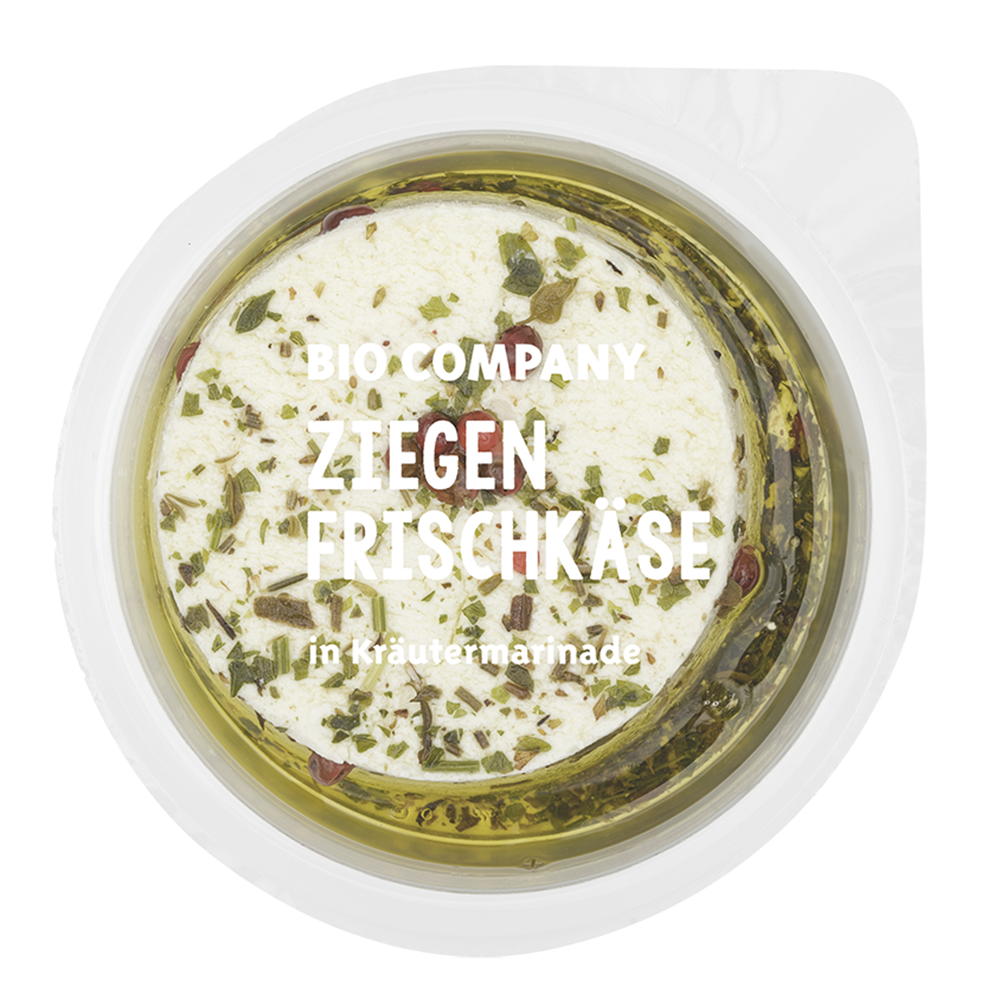 Ziegenfrischkäse Taler in Kräutermarinade Bio Company
