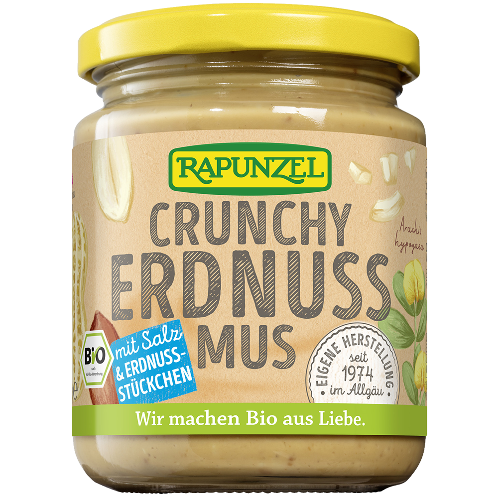 crema di arachidi crunchy con sale 