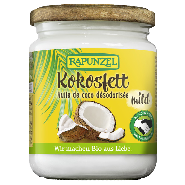 Kokosfett mild im Glas Kokosfett mild im Glas