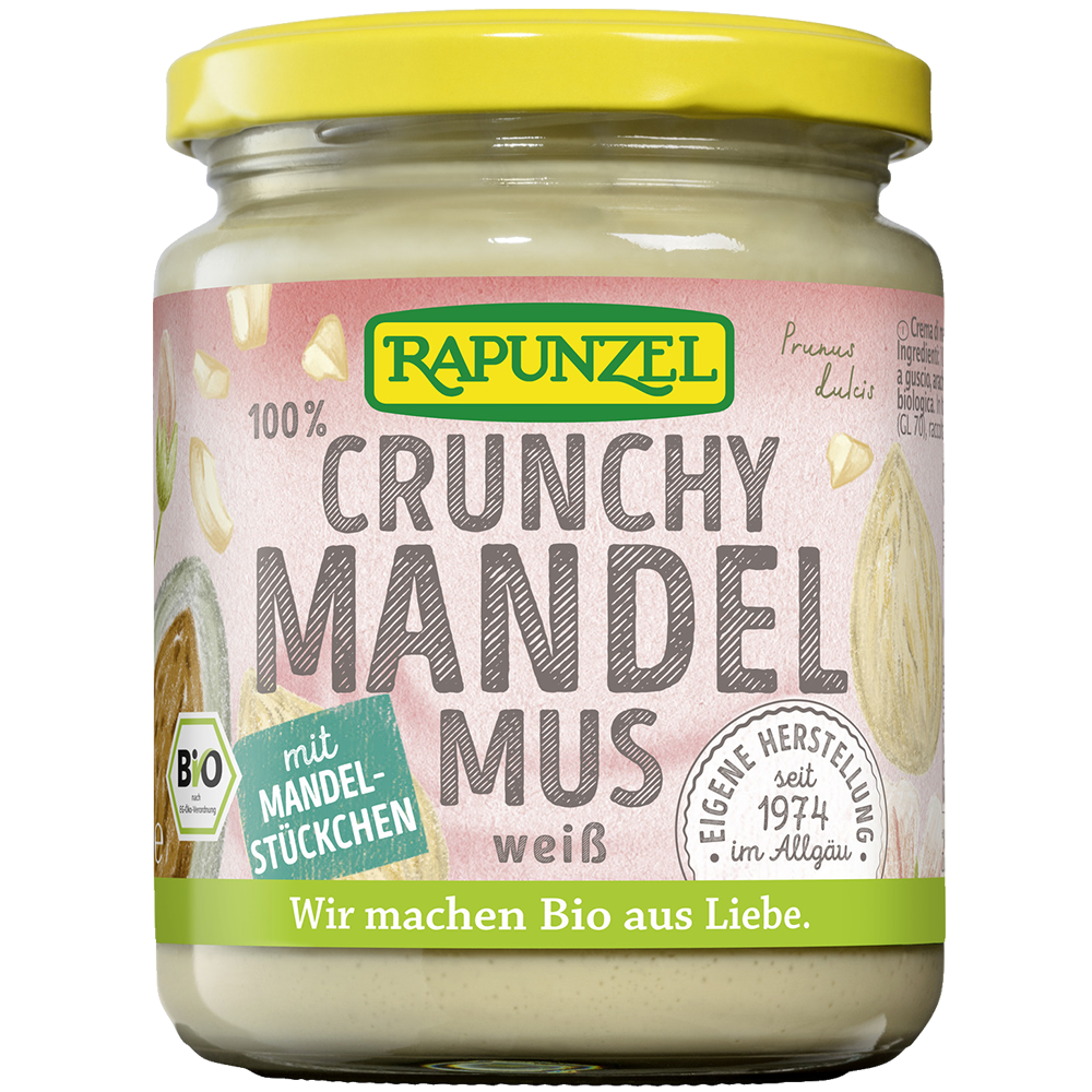 Crunchy Mandelmus weiß 