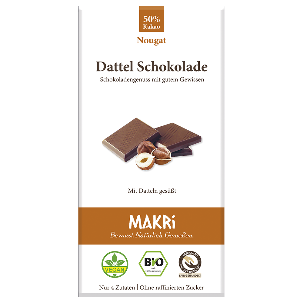 cioccolato ai datteri nougat 50% cacao cioccolato ai datteri nougat 50% cacao